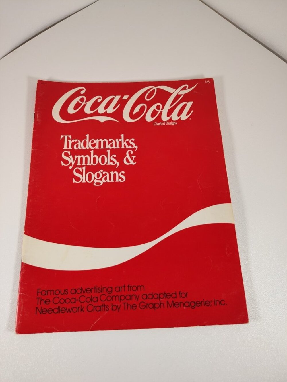 VTG Coca Cola Trademarks Symbols & Slogans Charted Cross Stitch Patterns 1983